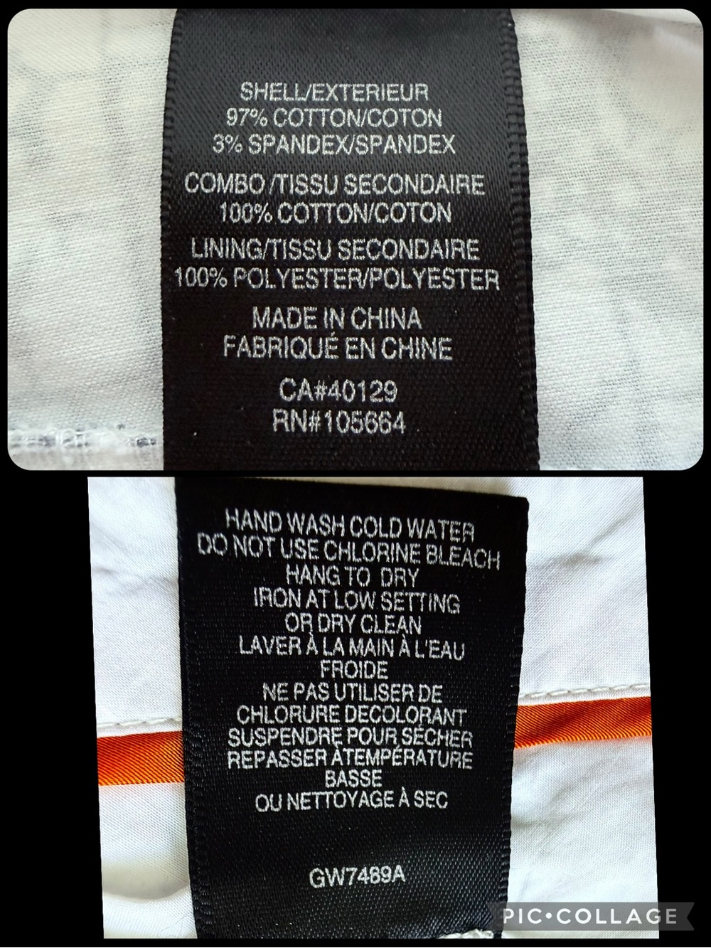 EUC L.A.M.B. RARE Black and White Pants with Black Edgy Graphics- 8 - Picture 8 of 8